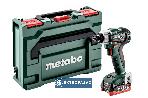 Zakrętak udarowy Metabo PowerMaxx SSD 12 BL Hex 1/4 cala 140Nm 12V 2x4,0Ah LiHD metaBOX 118 601115800 1