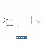 Frez trzpieniowy VHM do grawerowania - spiralne  Z=1 H1=4xH=38xd=3xD=1,5 / 1 LS101-0103-0001 Globus 3