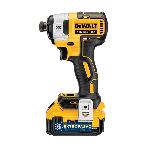 Akumulatorowy zakrętak udarowy DeWalt DCF887P2-QW 1/4 cala 205Nm 18V XR 2x5,0Ah Li-Ion TStak 4