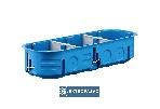 Puszka instalacyjna do płyt g-k 3x60mm płytka 45mm niebieska P3x60K Multibox K 32324203 Simet 1