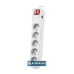 Przedłużacz listwa zabezpieczająca 1,5m 5x2P+Z 10A szary ARC5 ARC-5-1,5-S Arcon / Armac 2