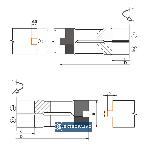Zestaw frezów kształtowych HM Z=6 160x40x27-32 do deski podłogowej CL330-0160-0001 Globus 2