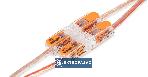 Szybkozłączka przelotowa z dźwigniami 2x 0,2-4,0mm2 transparentna 221-2411 Wago 4