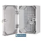 Obudowa z tworzywa z płytą montażową 300x200x160mm drzwi transparentne UNIbox Uni Mini T 43.02 Elektro-plast Opatówek 2