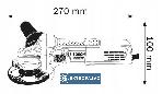 Szlifierka kątowa Bosch GWS 750 S 750W tarcza 125mm  regulacja obrotów 0601394121 3