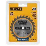 Piła tarczowa HM 115x9,5x1,5x1,0/24z Construction DT20420-QZ DeWalt 4