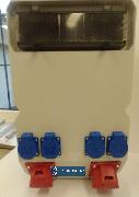 Rozdzielnica budowlana 16A 5P + 32A 5P + 4x2P+Z 230V okno 13 mod. IP54 Koszalin 9026652W PCE 1