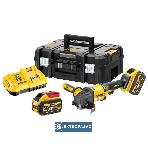 Akumulatorowa szlifierka kątowa DeWalt DCG418X2-QW 54V XR FlexVolt 2x9,0Ah tarcza 125mm TStak II 1