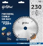Piła tarczowa HM do elektronarzędzi 190x30x2,7/1,6/40z 1GS5 Power Plus 3-Universal do pilarek ręcznych PS606-0190-0001 Globus 2