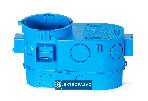 Puszka podtynkowa 2x60mm ekstragłęboka 80 mm szeregowa do elektroniki SE2x60G niebieska 34159203 Simet 2