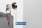 Szafka licznikowa uniwersalna z zamkiem i okienkiem licznik 3F 1xTH35 11 modułów IP30 RU-3-P Z/O Karwasz 4