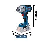 Klucz udarowy Bosch GDS 18V-450 PC 1/2 cala 450Nm 18V 2x4,0Ah Li-Ion ProCore L-Boxx 06019K4102 4