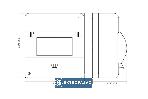 Rozdzielnica modułowa natynkowa 1x 8 NP+E IP30 z klapką OB-8ZZK Karlik 2