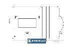 Rozdzielnica modułowa natynkowa 1x 8 NP+E z klapką IP30 OB-8ZZK Karlik 2