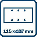 Szlifierka oscylacyjna Bosch GSS 140-1 A 180W płyta szlif. 113x101mm 06012A2100 5